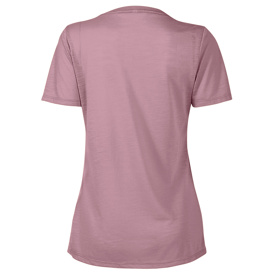 Delta Platinum Ladies Slub Short Sleeve V-Neck Tee: DE-P514SV3
